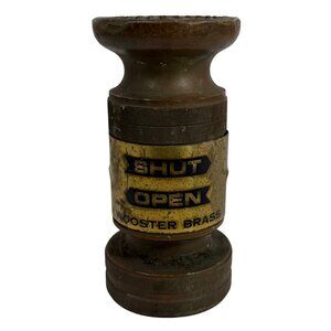 Vintage Wooster Fogg Brass Fireman Fire Hose Nozzle - NHR-CF-15-NPSH